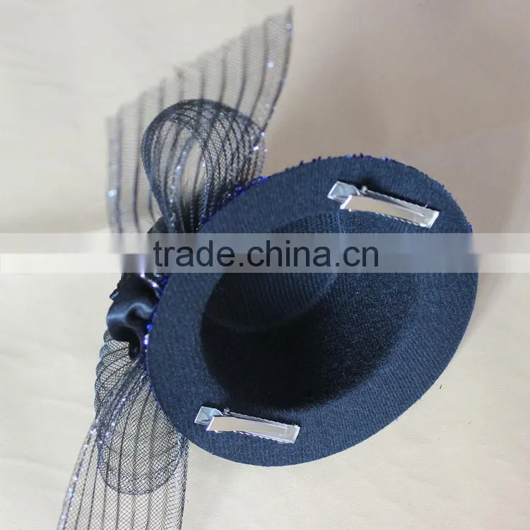MYLOVE 5" feather hat with clips feather party hat several colors MLXM060