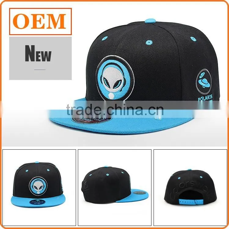 Backpack Buckle Custom Woven Label Snap back Cap with Rope