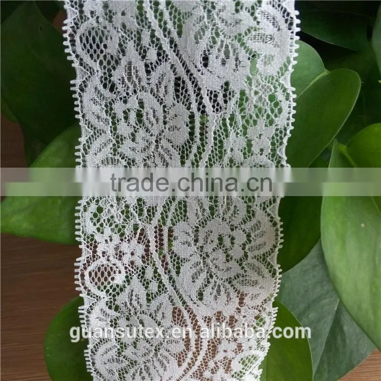 Heavy African Lace Fabric Swiss Voile Timming Lace For Women's Dresses