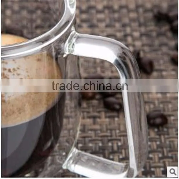 LOGO Custom Glassware Manufacturer borosilicate glass tea cup double wall glass cup