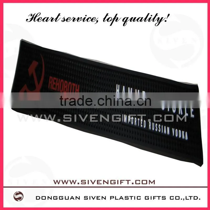 Promotional transparent Accessories Bar Mat