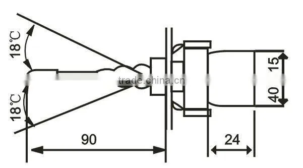 cross switch monolever switch industrial joystick controller LA167-B2-PA12