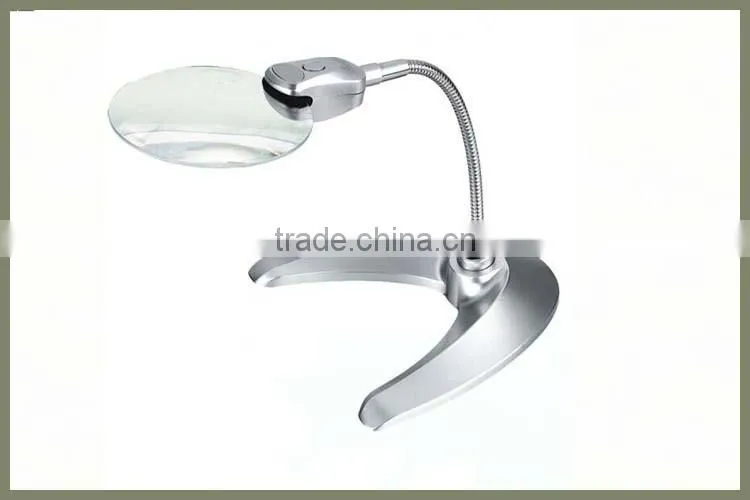 MG5B-3 led magnifier lamp with stand for reading