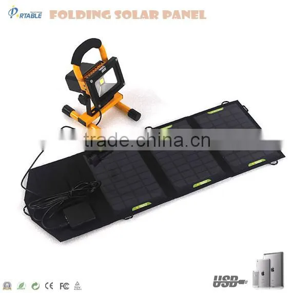 10.5w solar phone charger bag with high efficiency
