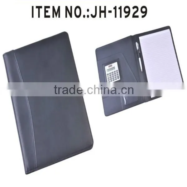 PadFolio Case with Notepad leather Holder,file folder with notepad