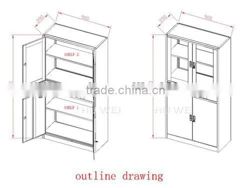 Steel Bank Filing Cabinet