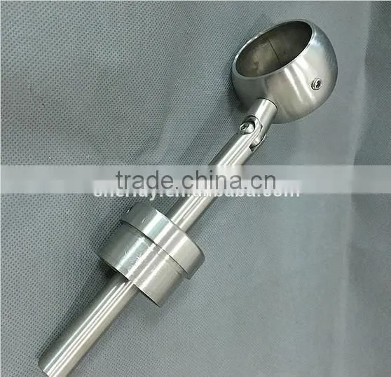 Handrail support for glass balustrade