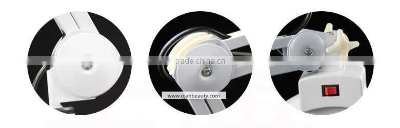 Beauty salon equipment 5X magnifying lamp parts led magnifying glass floor lamp With CE