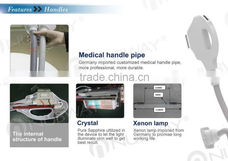 Nubway super ipl rf machine/espil ipl hair removal