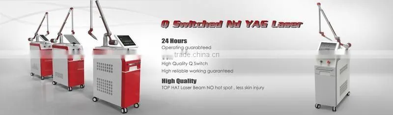 Beauty Salon / Spa use! Most Professionally 3 probes 1064&532&1320nm yag laser tattoo removal system equipment