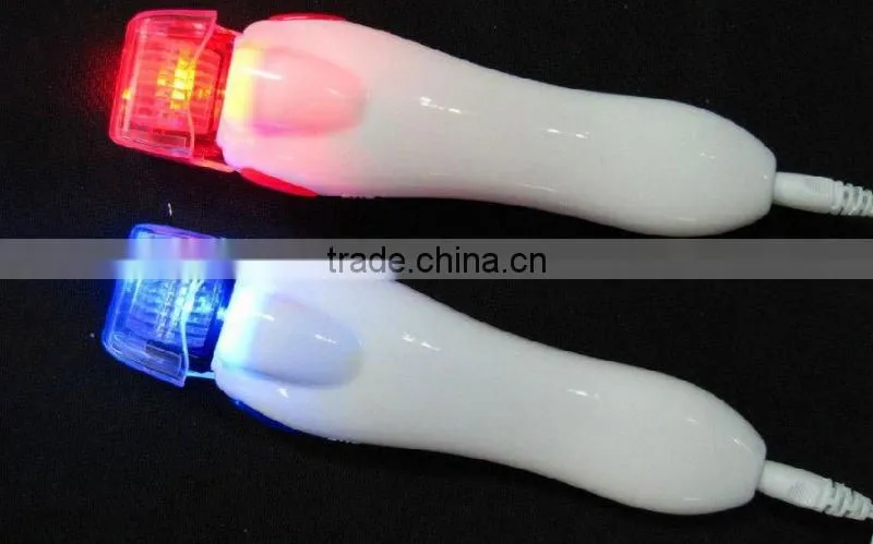 Spa using beauty product led bio-light therapy titanium needle derma roller L004