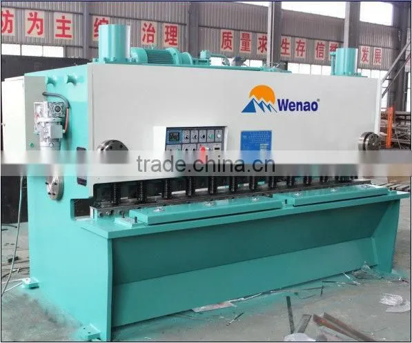 Hydraulic swing beam shearing machine, hydraulic iron cutting machine manufacturer, Hydraulic metal sheet cutter