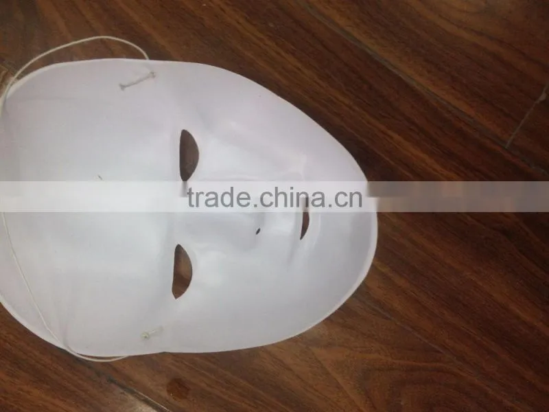 PVC Full Face Mask Form-white