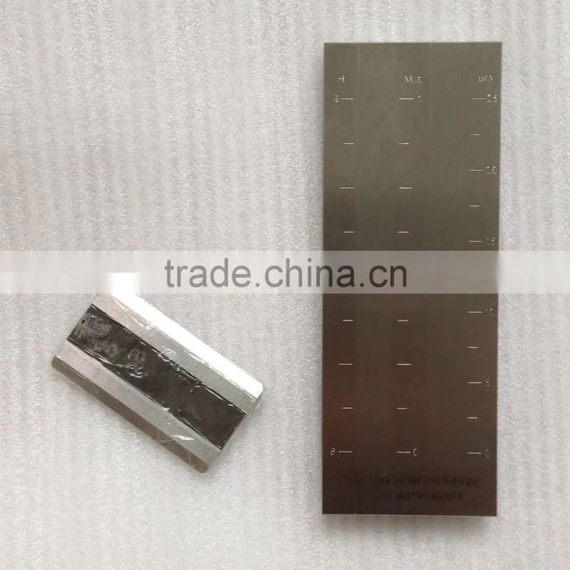 Double Groove Grindometer Scraper Fineness Gauge