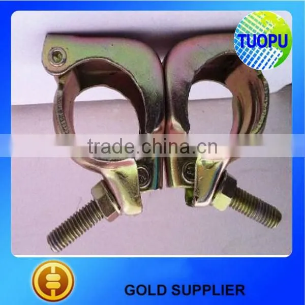 China Construction galvanzied double scaffolding clamp swivel coupler stamped JIS scaffolding clamp coupler for sale