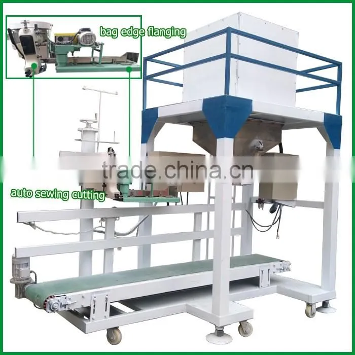 plastic bags filling sewing sugar packaging machine