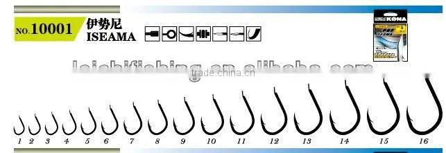 Iseama high quality cheap fishing hooks wholesale