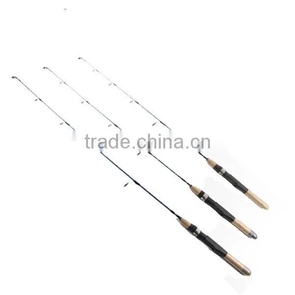fishing spinning rod ice fishing rod, bass fiber glass spinning rod spinning rod with wooden handle