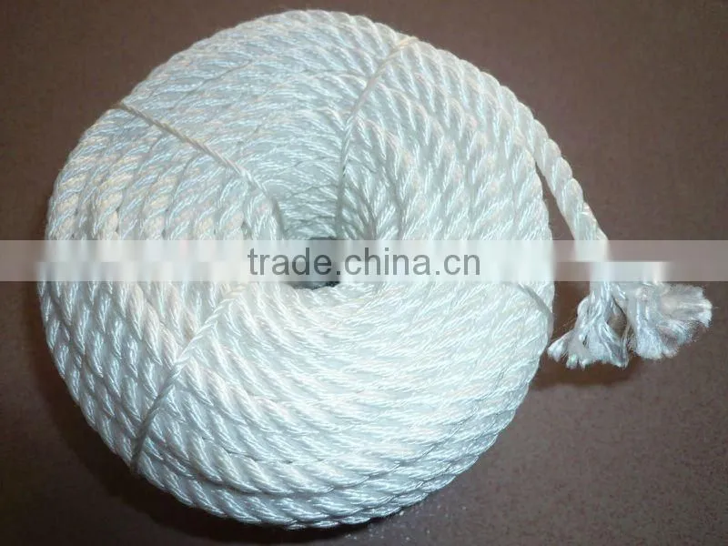 8mm Twisted Polyester multifilament Ropes