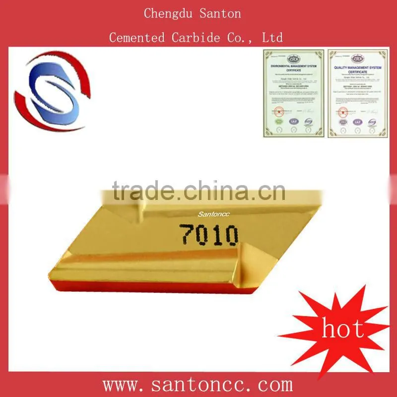 SNMG120408 gold coating carbide insert