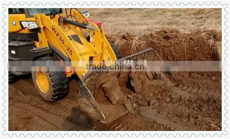 AS790 2.5ton small mini backhoe loader for sale ENGINE 83kW AC