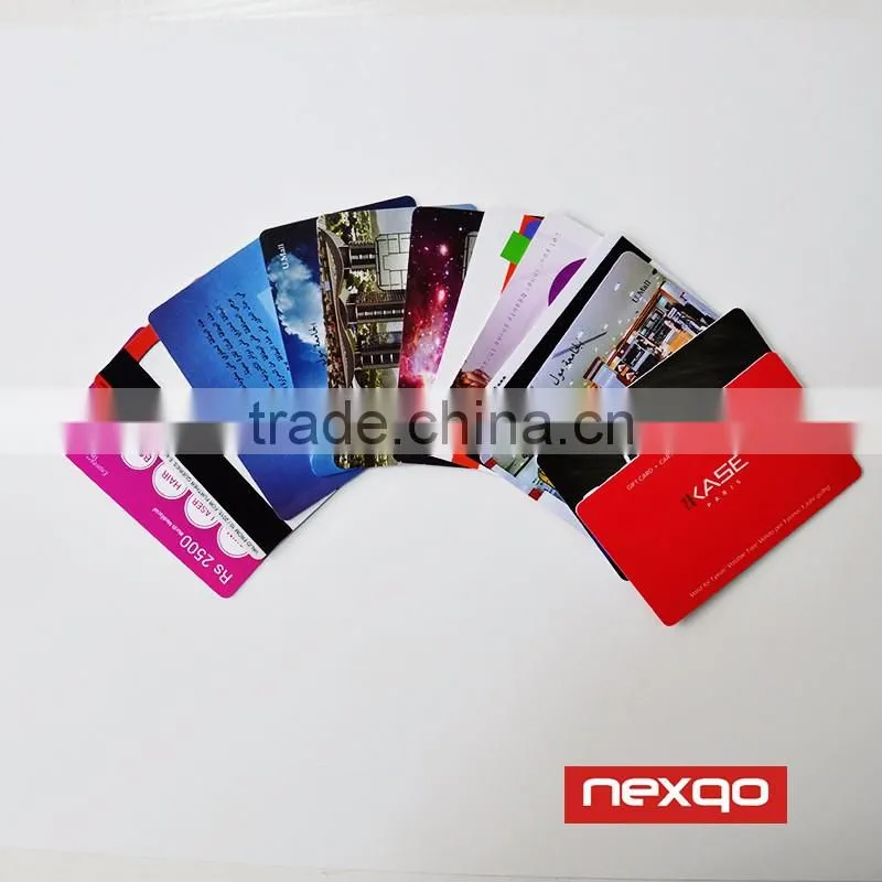 Custom pvc membership barcode key tag pvc card for VIP member