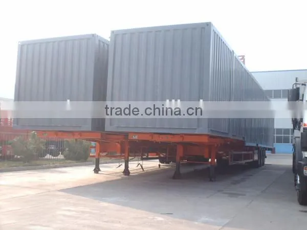 hot sale flat bed semi trailer for container