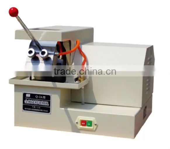 weiyi brand Q-2A metallography specimen cutting machine diamond cutting wheel laboratory usage