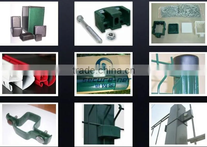 galvanized rigid 3D welded wire mesh fence panels for security