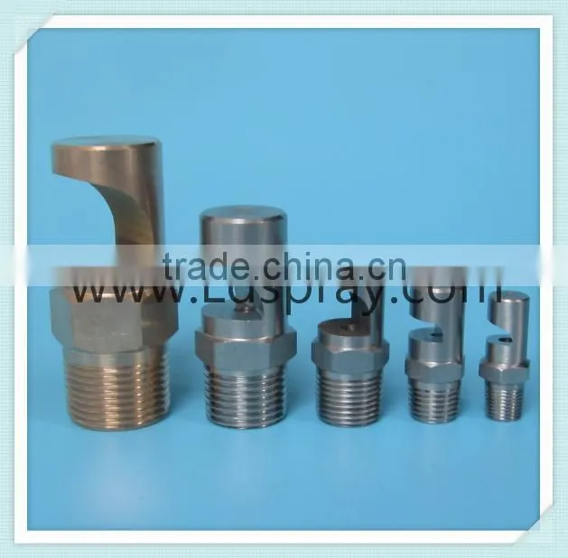 1/8"-1" K wide angle NPT or BSPT brass water curtain flood flat jet nozzle