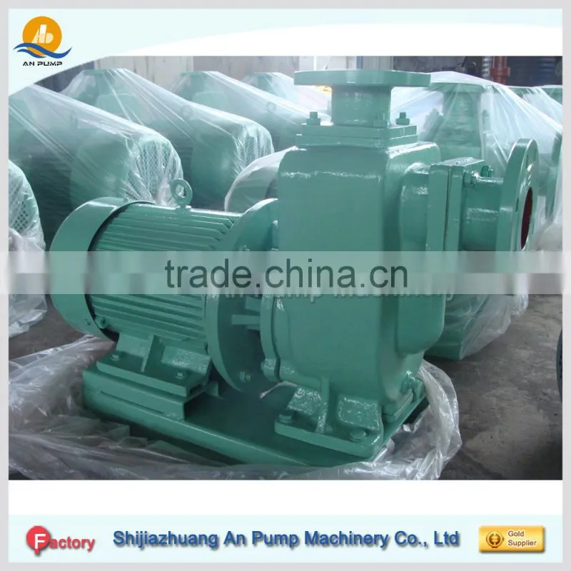 Non clogging diesel engine self priming pump