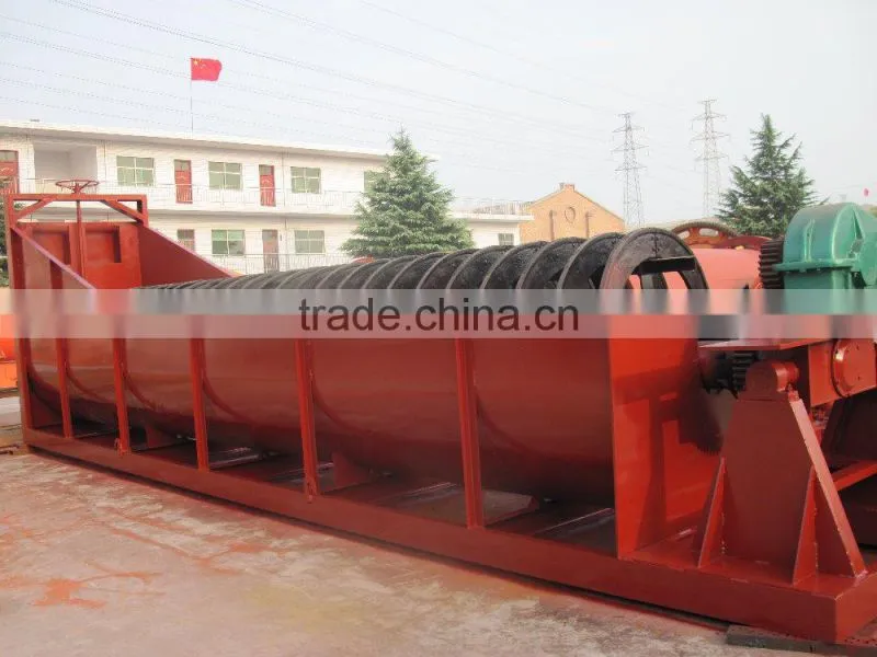 Screw classifier for iron ore