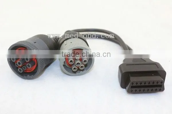 Deutsch splitter Y cable J1962F to J1708/J1939 Y cable