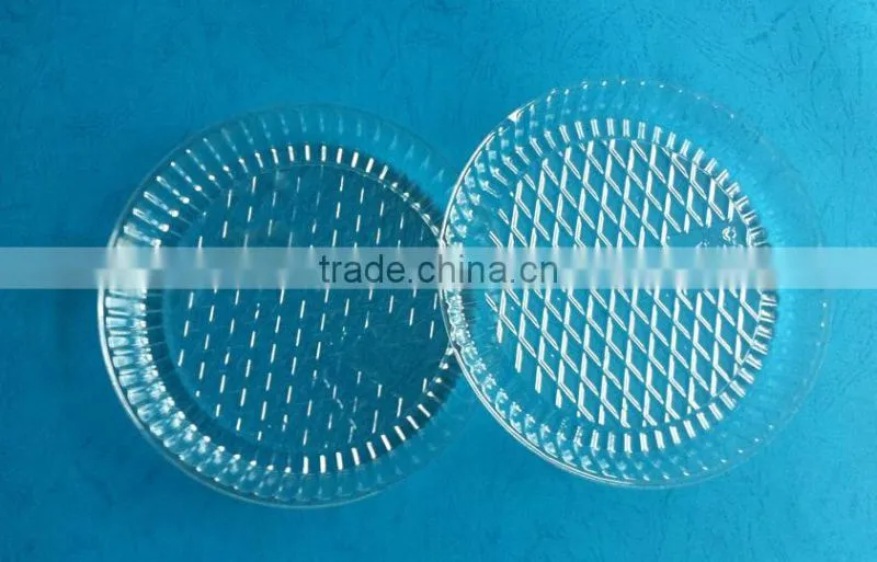 Food grade disposable round clear plastic lids for the foil bowl