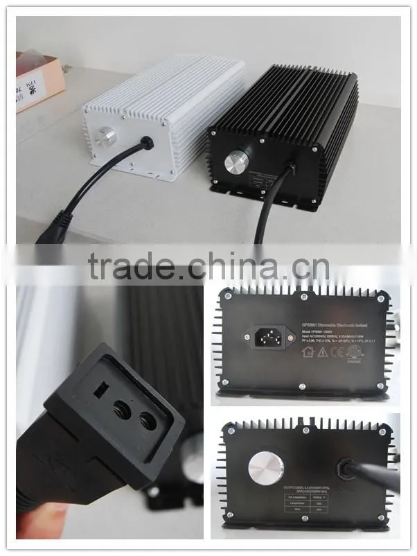 Hydroponic Indoor Growing Use Electronic Ballast With Fan / grow light ballast/ 1000w dimable digital electronic ballast