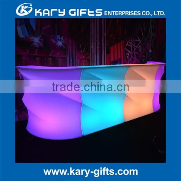 Party new and popular led table cheap modern coffee table aquarium