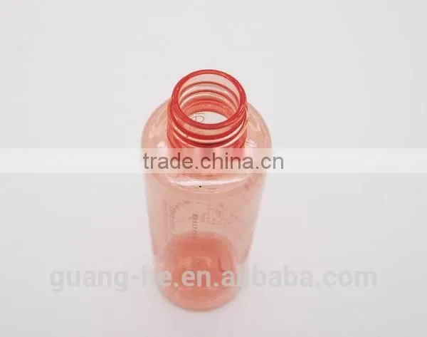 Non-toxic and harmless solid color/transparent PLA plastic bottle for cosmetic