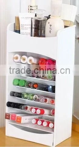 Stand Plastic Makeup Cosmetic Organizer Display Stand Holder Box, Seven-tire