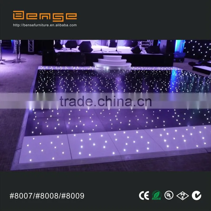 Black and white Led Starlit Dance Floor party dancing floor