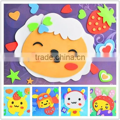 15090232whole sale EVA sticker printing, high quality EVA faom kids sticker printing ,customized EVA foam sticker printing