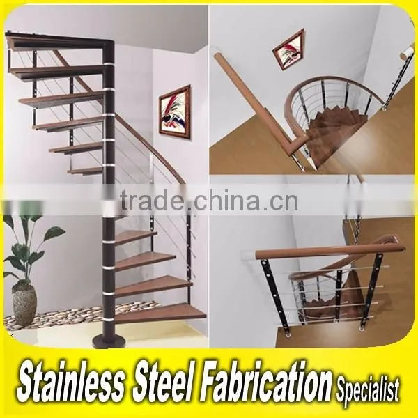Aluminum Handrails Integral Outdoor Spiral Staircase Prices