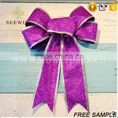 decorative ribbon bow making machine and bowknot ribbon