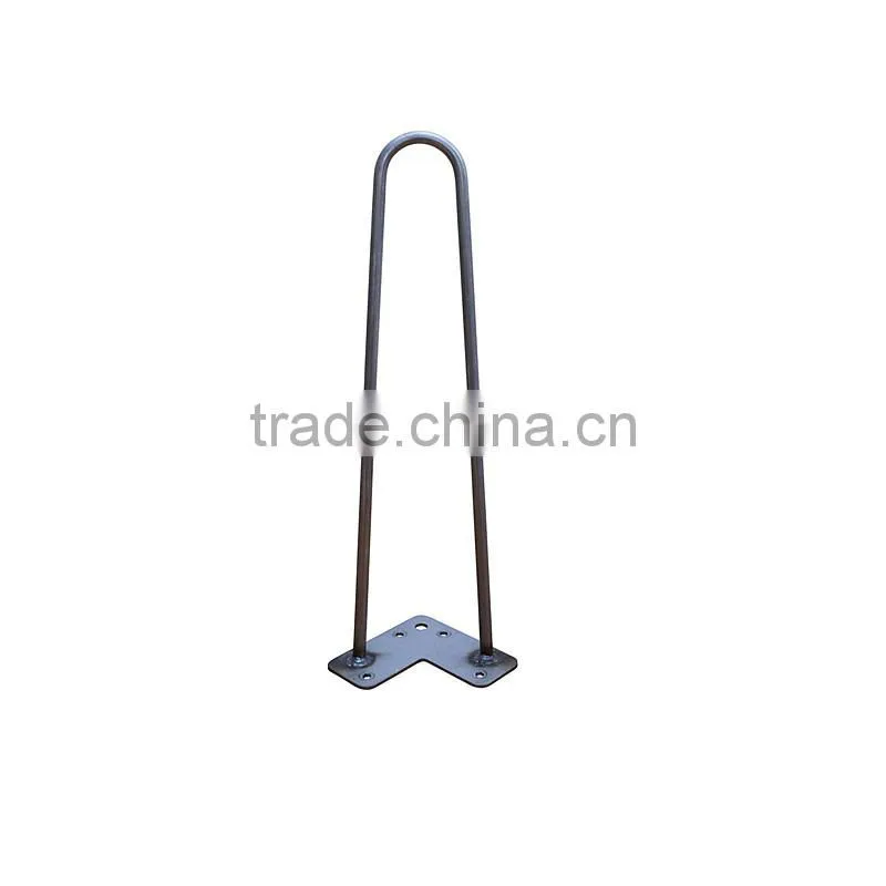 Chrome table hairpin leg 16 inch