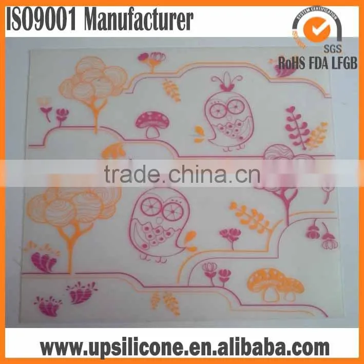 silicone table mat plate mat heat resistant silicon placemat