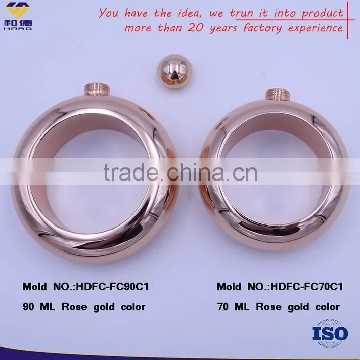 OEM Custom Wholesale Embossed Promotion Engraved Logo Stainless Steel Hip Flask