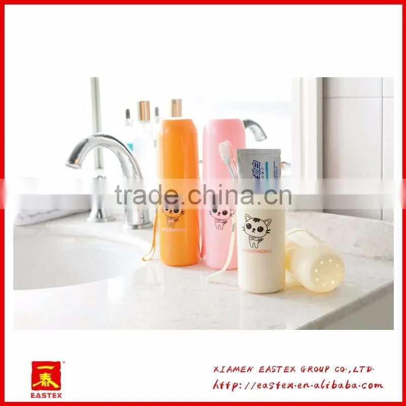 hot sell good quality new design cartoon Plastic toothbrush case portable travel toothbrush case