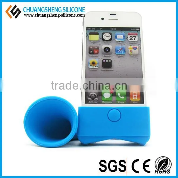 horn shaped cell phone loud speaker, cell phone bass speaker, 3d sound speaker mobile phone