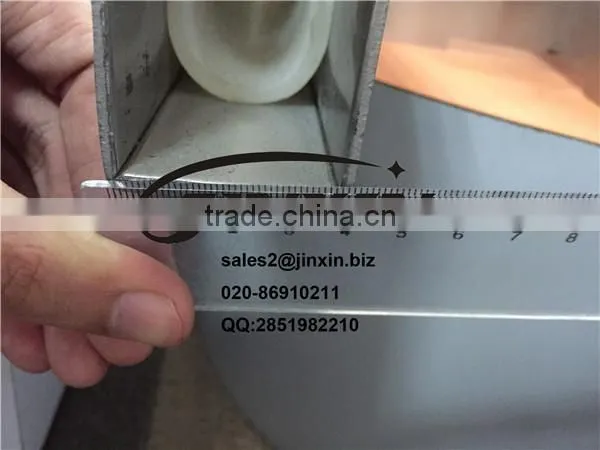 40*100 stainless steel u channel glass for handrail