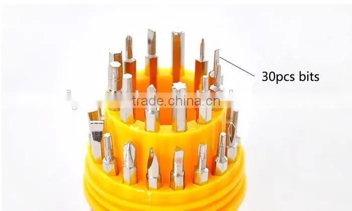 Popular Promotional Pen Shape Mini Screwdriver 31 In1 Screwdriver Set