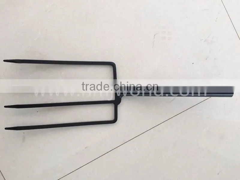 Four tines steel fork, high quality pitchfork